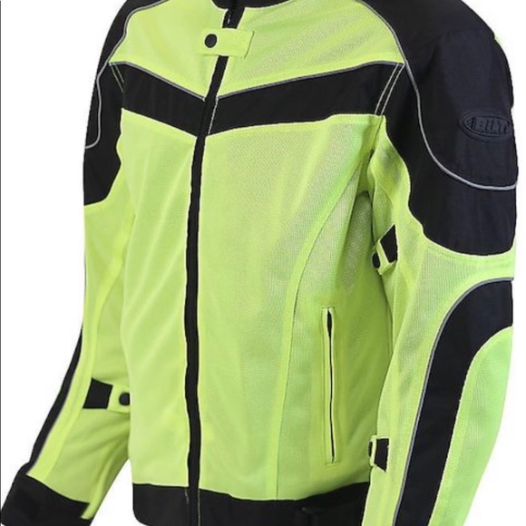 BILT Techno Hi-Viz Motorcycle Jacket - Picture 3 of 14